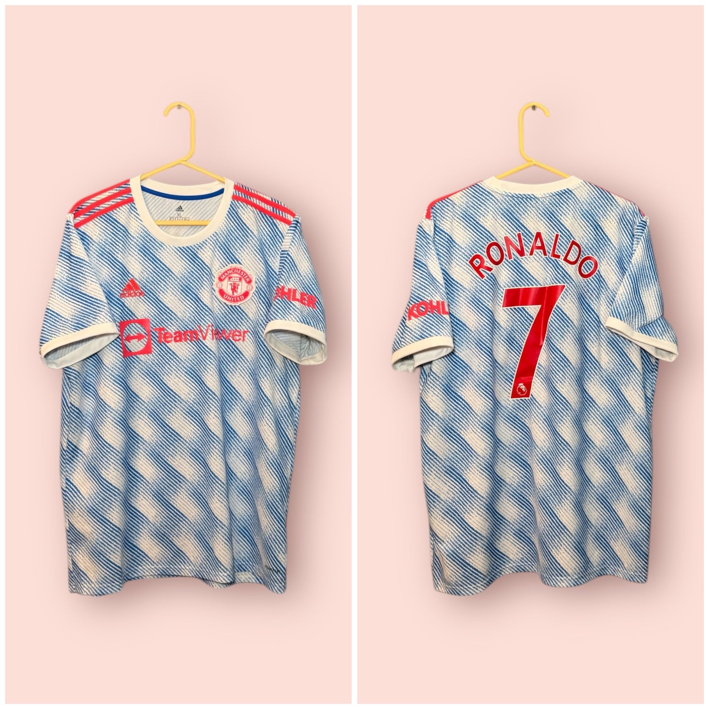 Manchester United Football Shirt - 2021 / 2022 - Away - XL - #7 Ronaldo