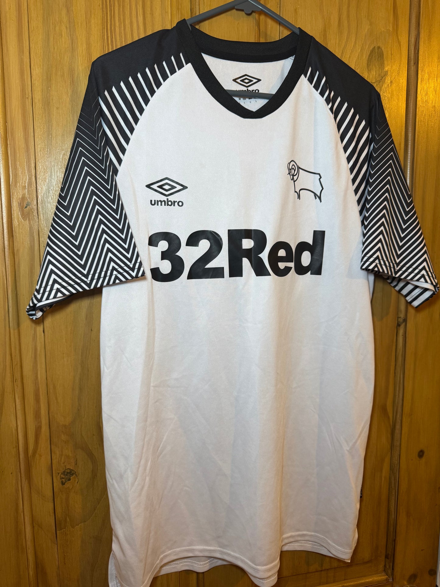 Derby County Football Shirt - 2019 / 2020 - Home - Large - #32 Wayne Rooney