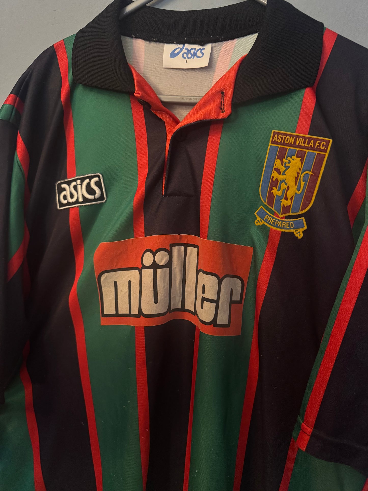 Aston Villa Football Shirt - 1993 / 1994 / 1995 - Away - Large - Rare