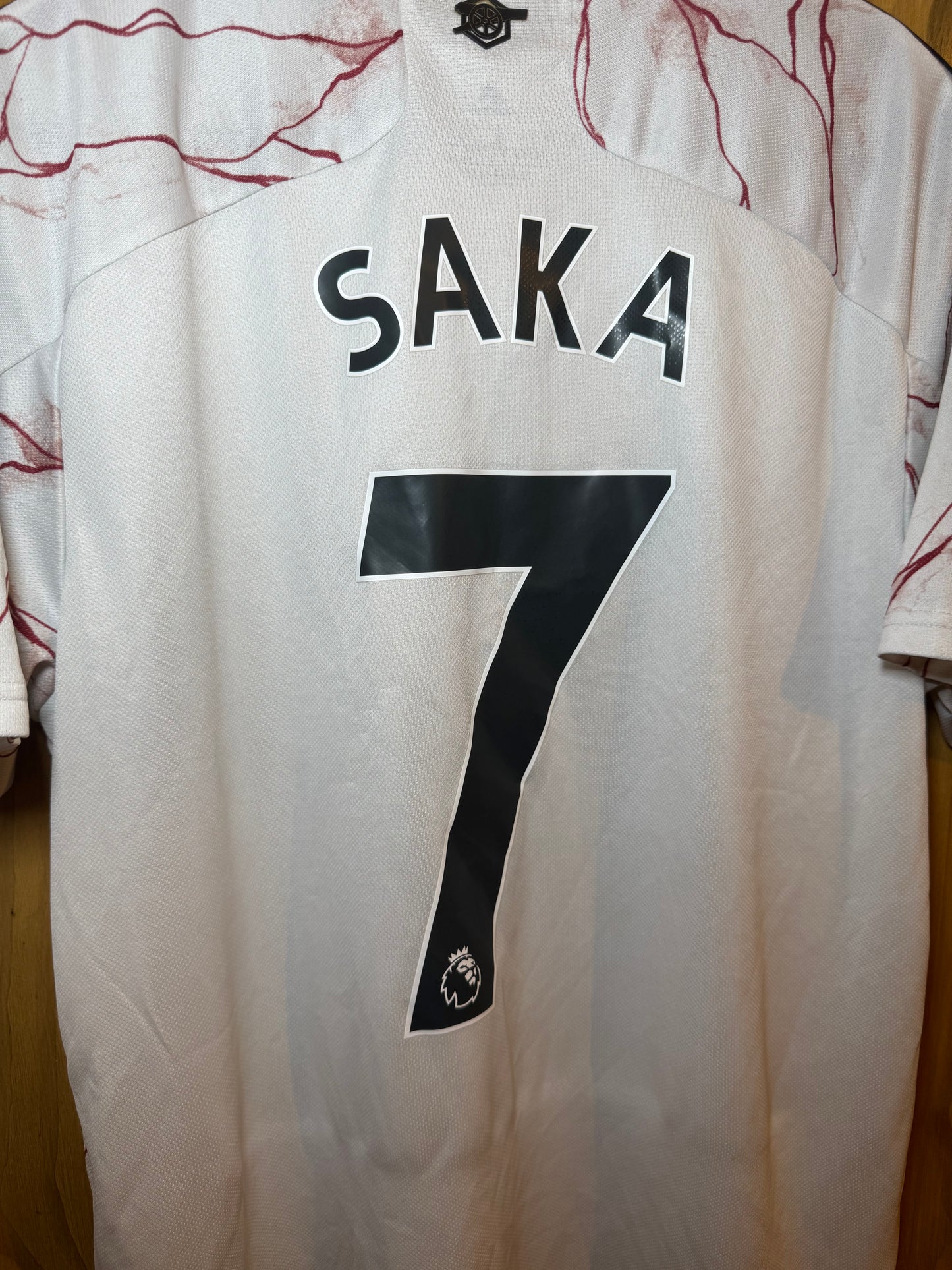 Arsenal Football Shirt - 2020 / 2021 - Away - Large - #7 Bukayo Saka