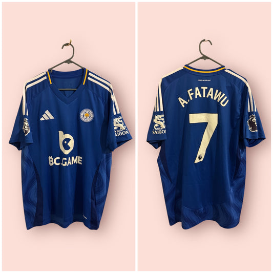 Leicester City Football Shirt - 2024 / 2025 - Home - XL - #7 Fatawu