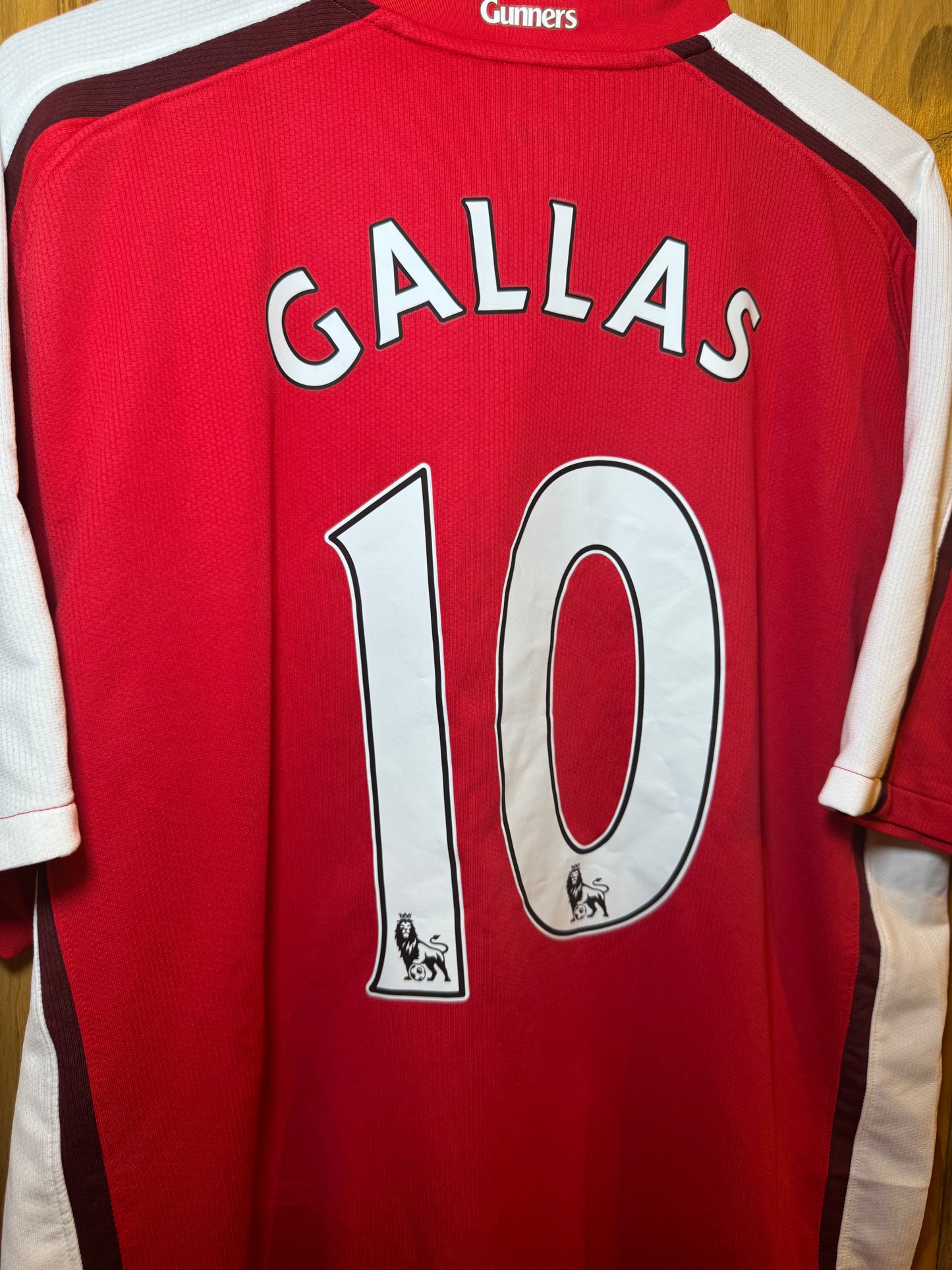 Arsenal Football Shirt - 2008 / 2009 - Home - Large - #10 William Gallas