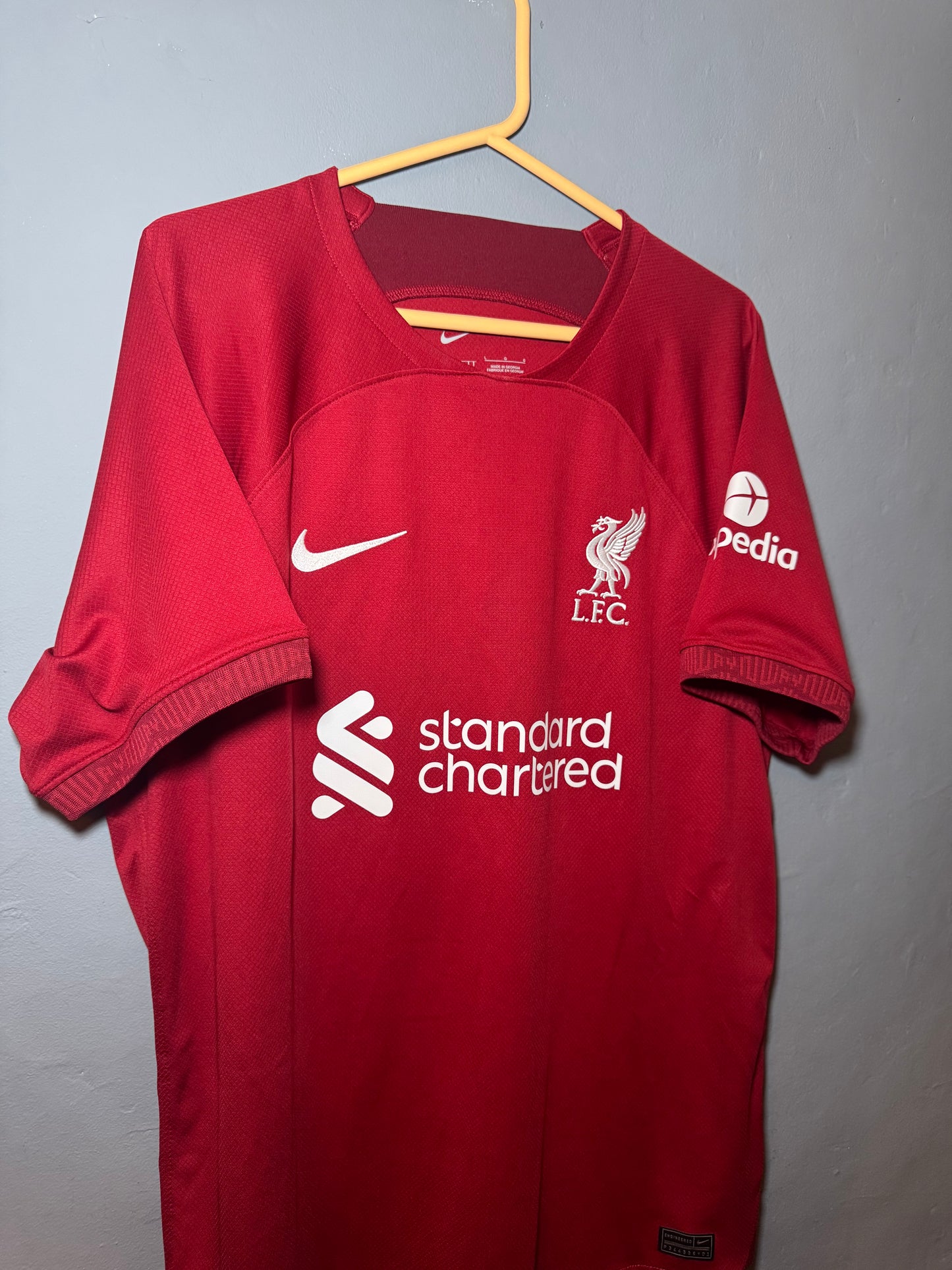 Liverpool Football Shirt - 2022 / 2023 - Home - Large - #23 Luis Diaz