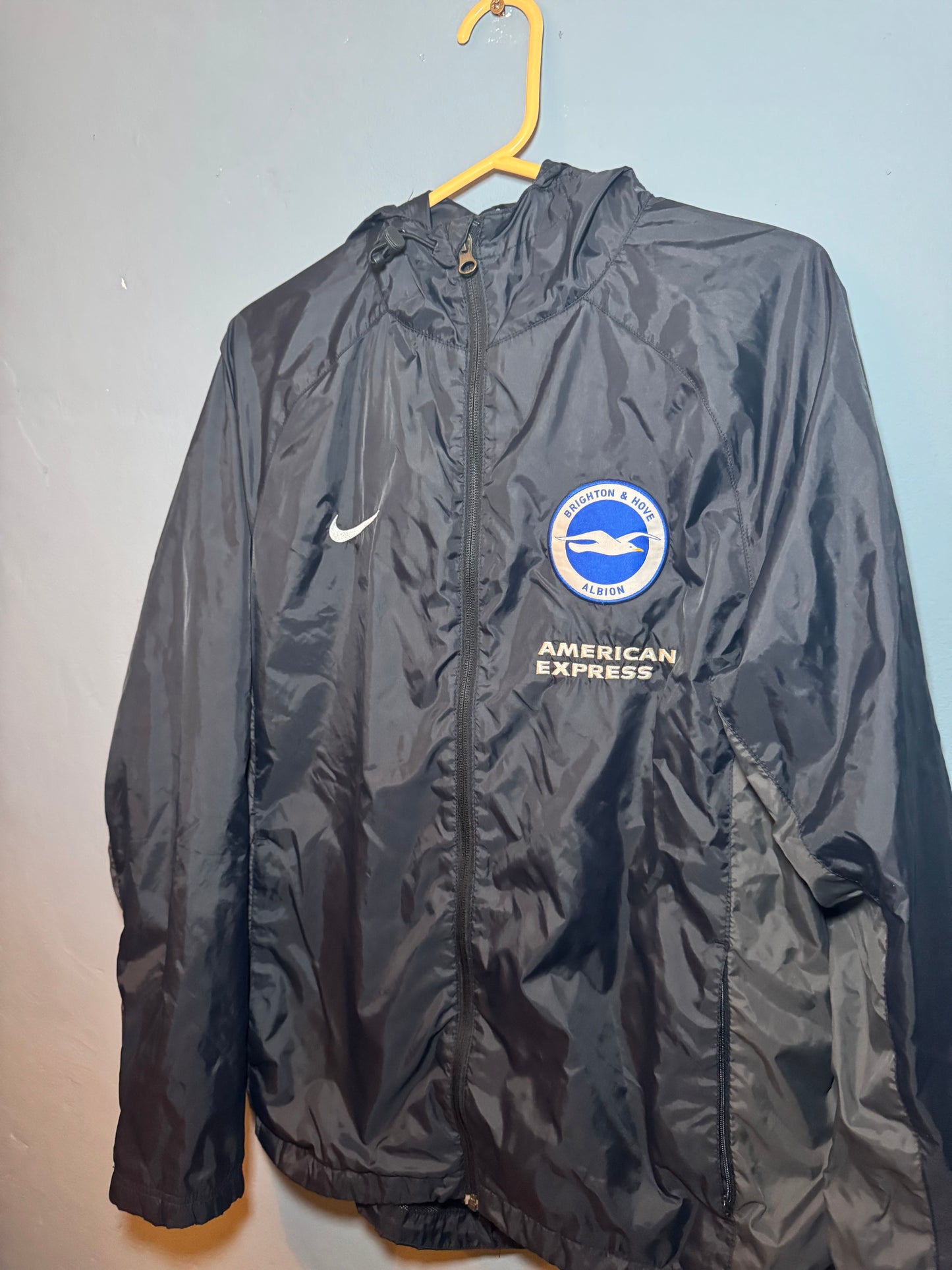 Brighton & Hove Albion Nike Football Training Coat Jacket Raincoat - Medium