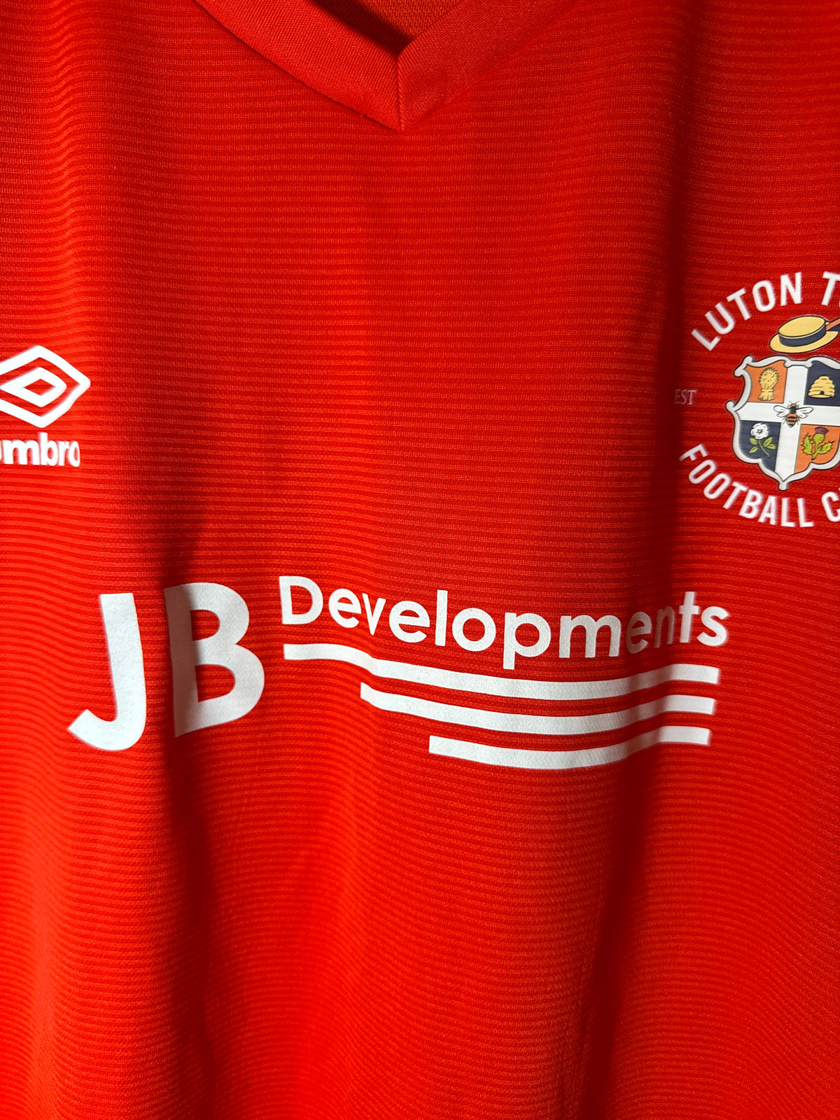 Luton Town Football Shirt - 2020 / 2021 - Home - XL