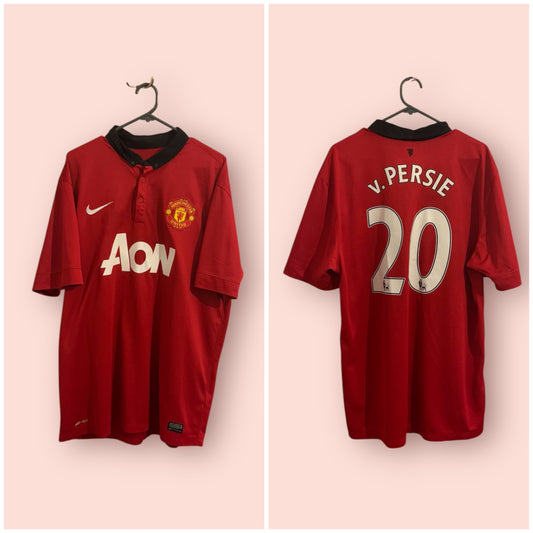 Manchester United Football Shirt - 2013 / 2014 - Home - XL - #20 van Persie