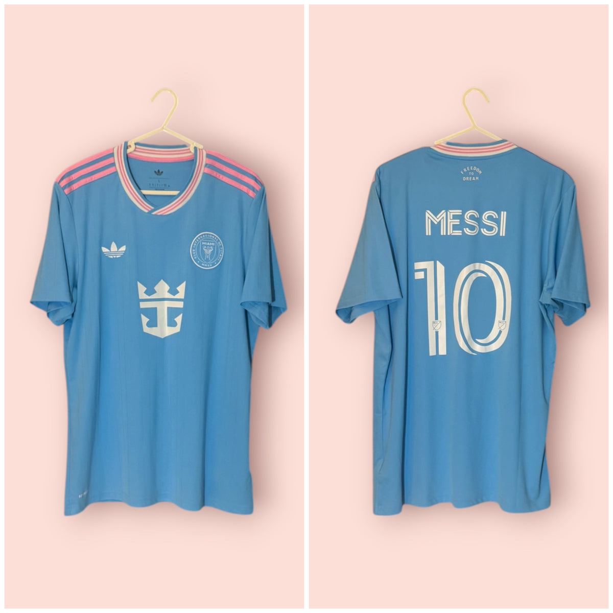Inter Miami Football Shirt - 2025 / 2026 - Third - Large - #10 Lionel Messi
