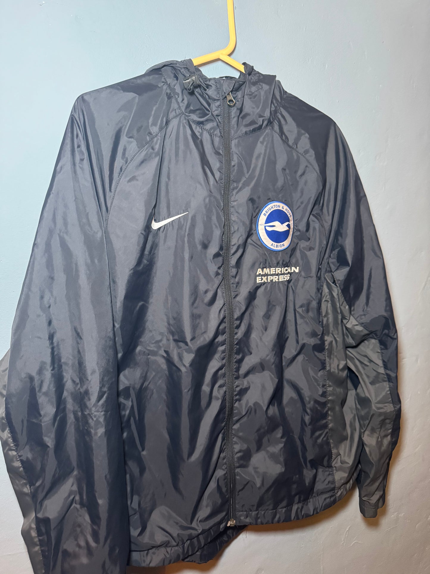 Brighton & Hove Albion Nike Football Training Coat Jacket Raincoat - Medium