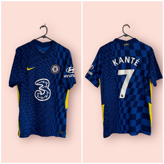 Chelsea Football Shirt - 2021 / 2022 - Home - Medium - #7 N’Golo Kante