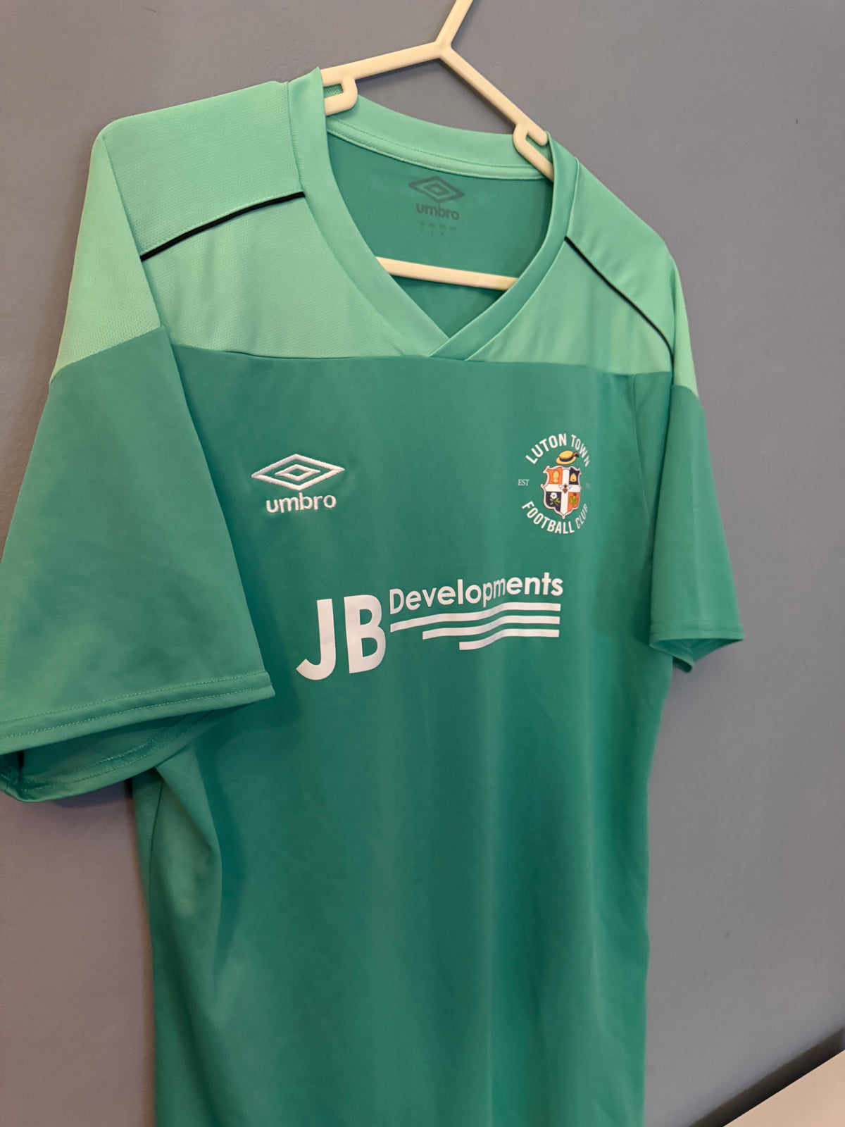 Luton Town Football Shirt - 2020 / 2021 - Goalkeeper GK - Home - Large