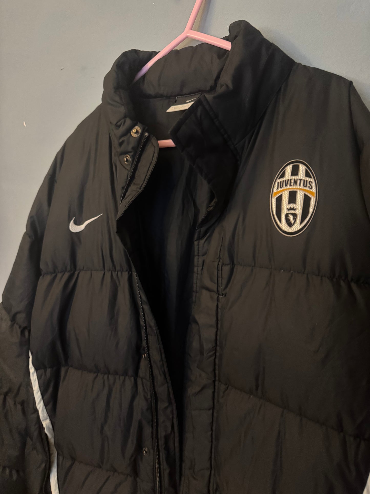 Juventus Nike Puffer Football Coat - 2004 / 2005 / 2006 - Medium