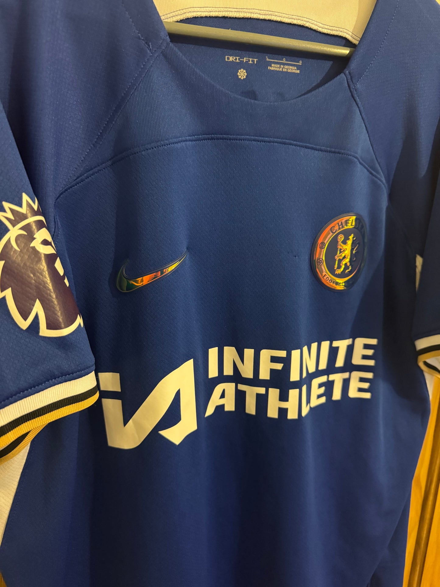 Chelsea Football Shirt - 2023 / 2024 - Home - Large - #18 Nkunku