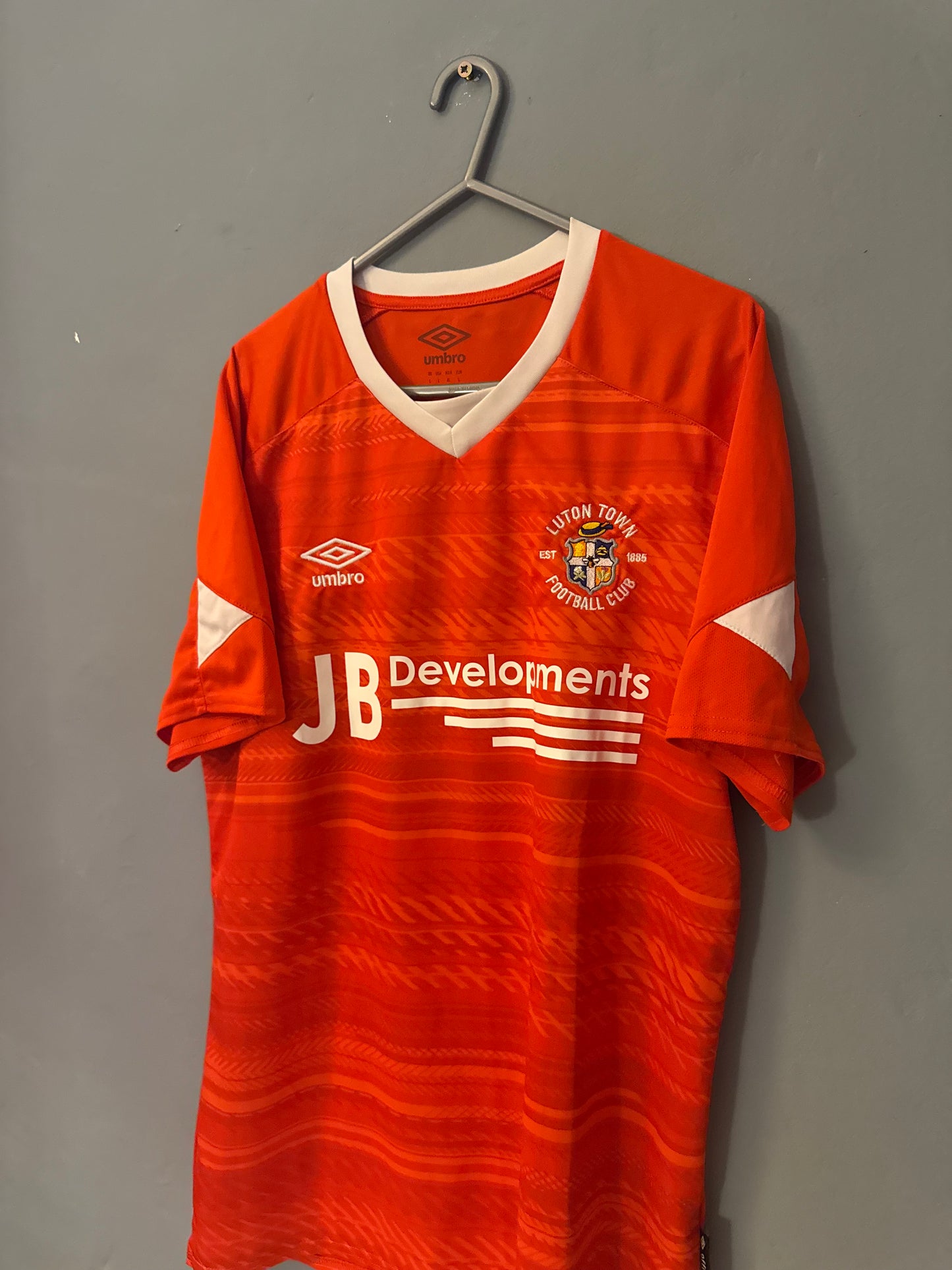 Luton Town Football Shirt - 2021 / 2022 - Home - Large