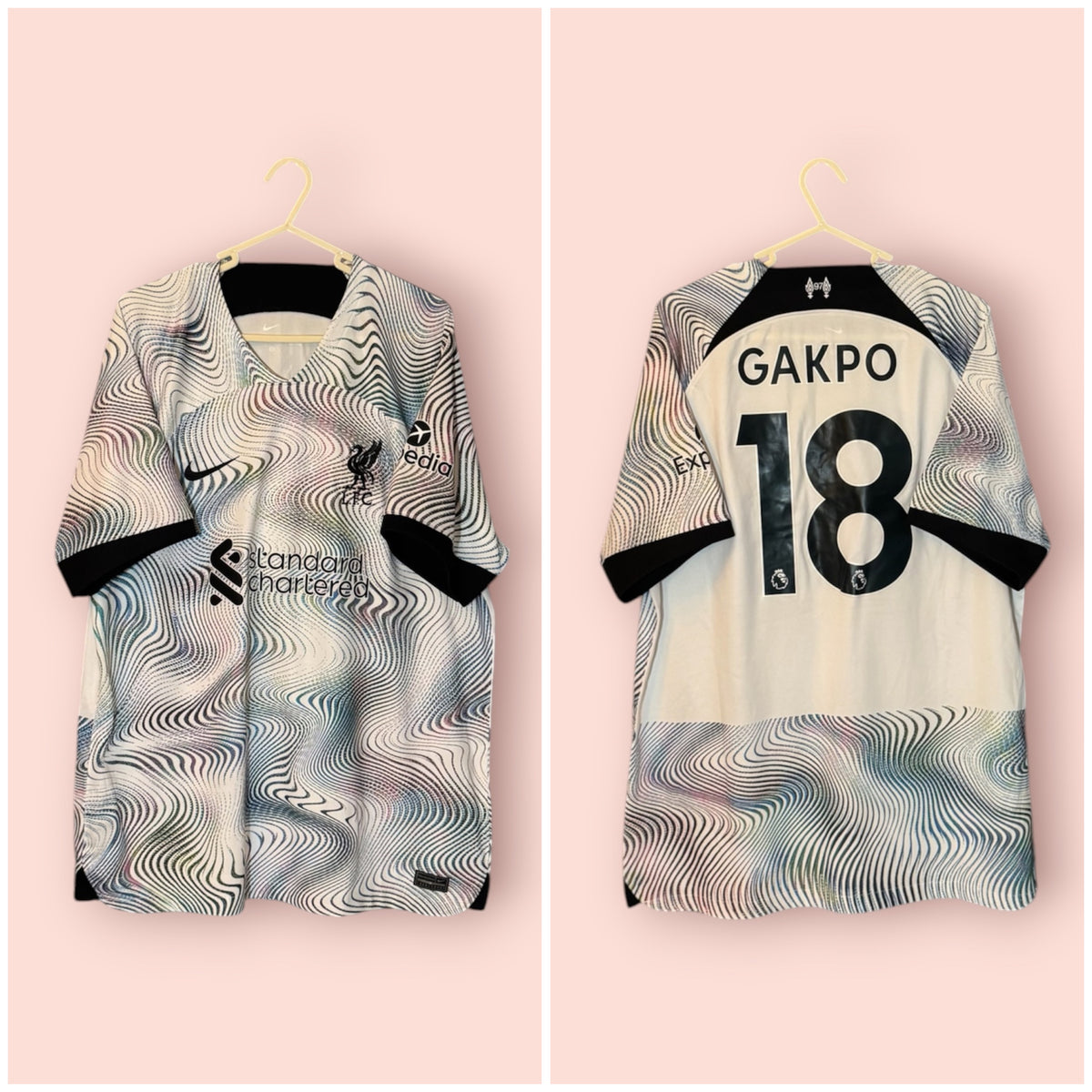 Liverpool Football Shirt - 2022 / 2023 - Away - XL - #18 Cody Gakpo