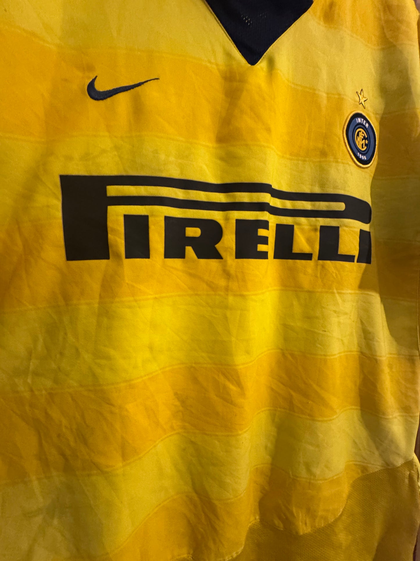 Inter Milan Football Shirt - 2003 / 2004 - Away - Medium - #4 Javier Zanetti