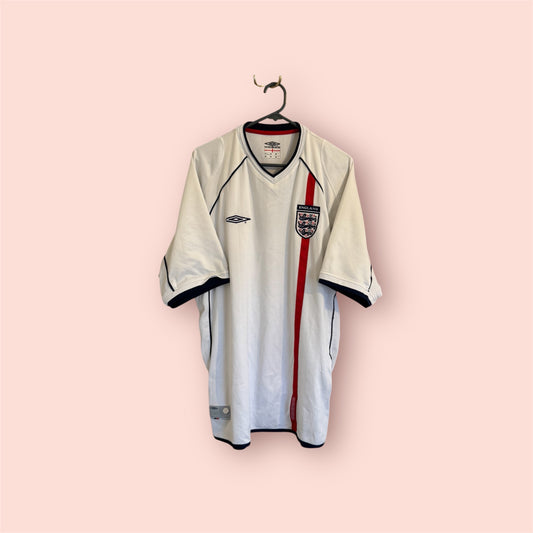England Football Shirt - 2000 / 2001 / 2002 - Home - XL