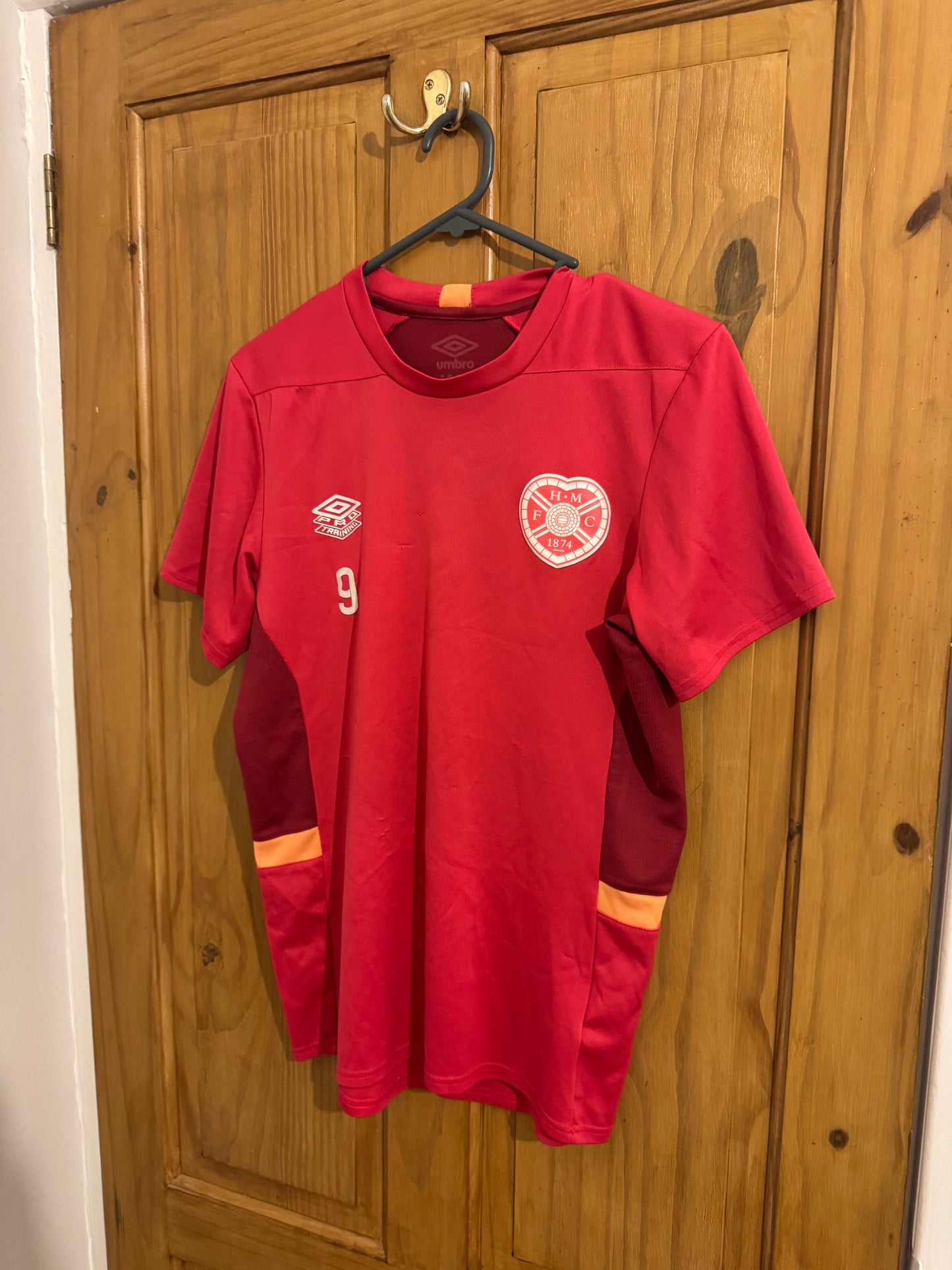 Heart Of Midlothian - 2021 - 2022 / 2023 - Training Top - Player Issue - #9 - Small