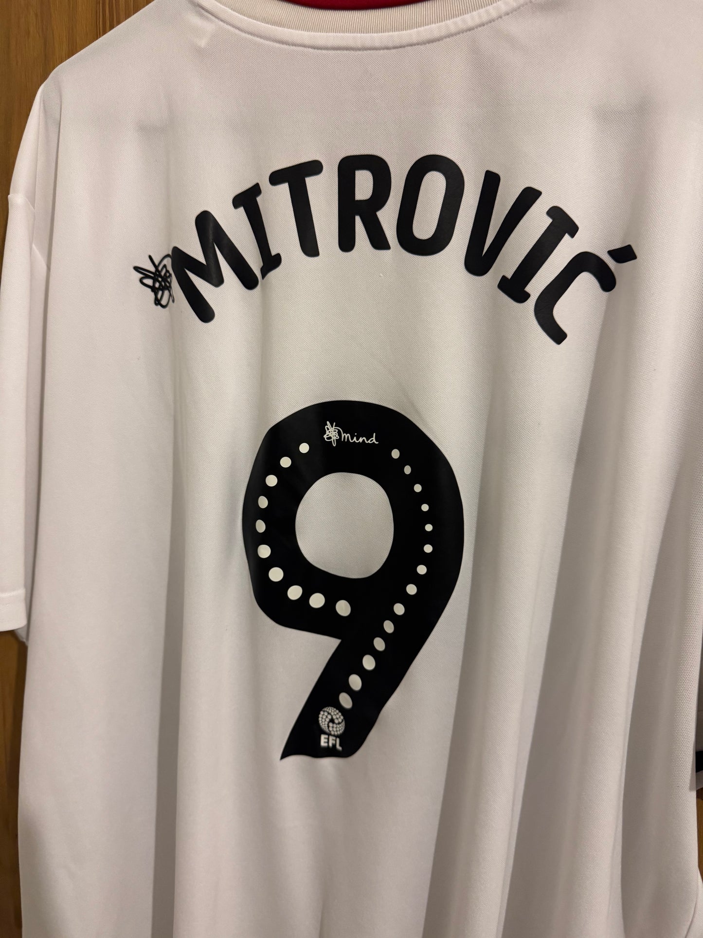 Fulham Football Shirt - 2019 / 2020 - Home - XXXL - #9 Mitrovic