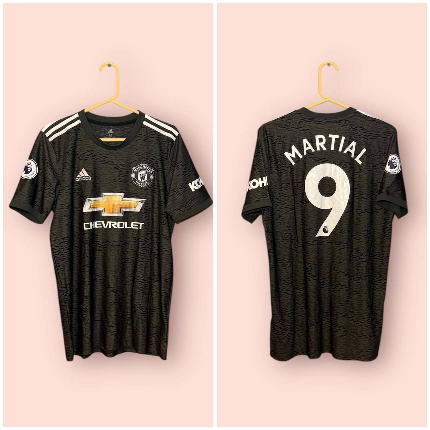 Manchester United Football Shirt - 2020 / 2021 - Away - Medium - #9 Martial