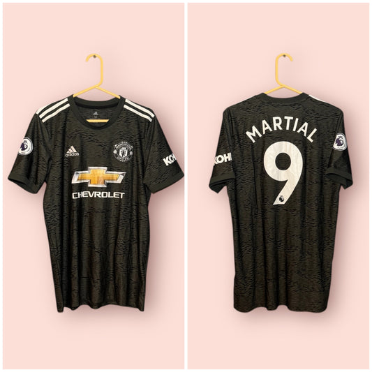 Manchester United Football Shirt - 2020 / 2021 - Away - Medium - #9 Martial