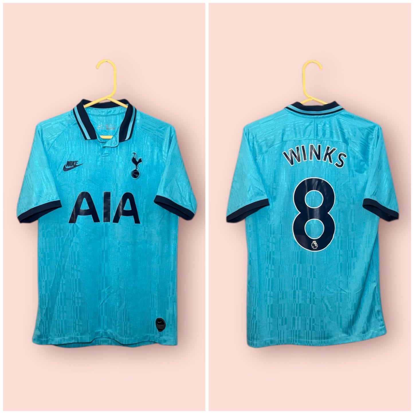 Tottenham Hotspur Football Shirt - 2019 / 2020 - Third - Medium - #8 Harry Winks