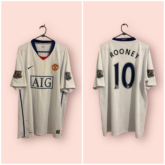 Manchester United Football Shirt - 2009 / 2010 - Third - XXL - #10 Wayne Rooney