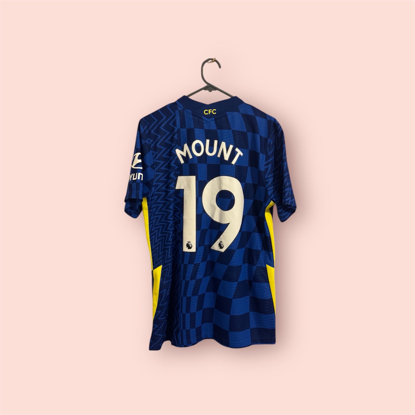 Chelsea Football Shirt - 2021 / 2022 - Home - Medium - #19 Mount - DRI FIT ADV