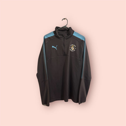 Luton Town Football Shirt - 2018 / 2019 - 1/4 Zip Training Top - Medium