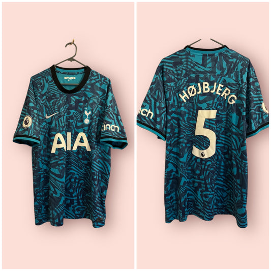 Tottenham Hotspur Football Shirt - 2022 / 2023 - Third - XL - #5 Hojbjerg