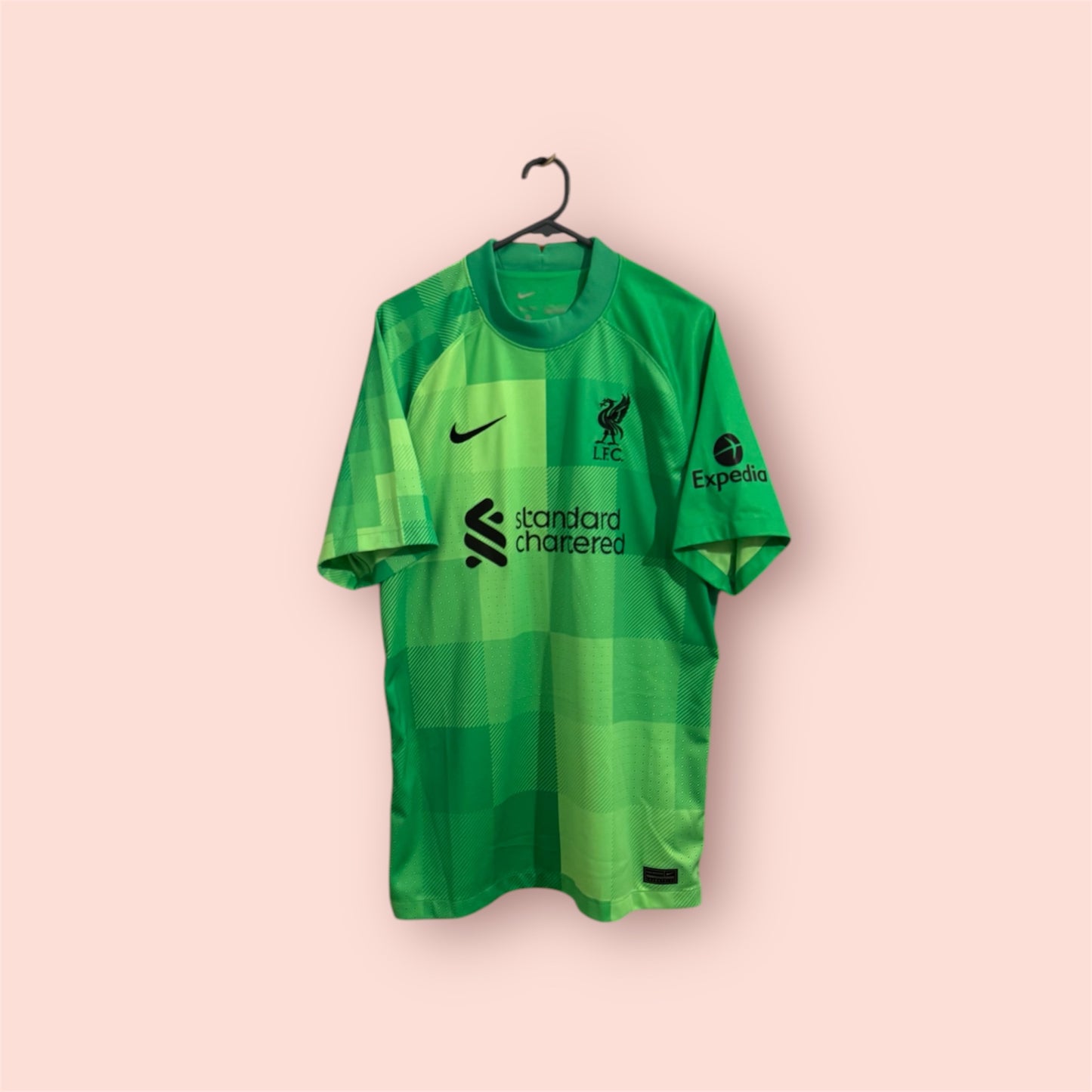 Liverpool Goalkeeper Football Shirt - 2021 / 2022 - Away - Large - #1 Alisson