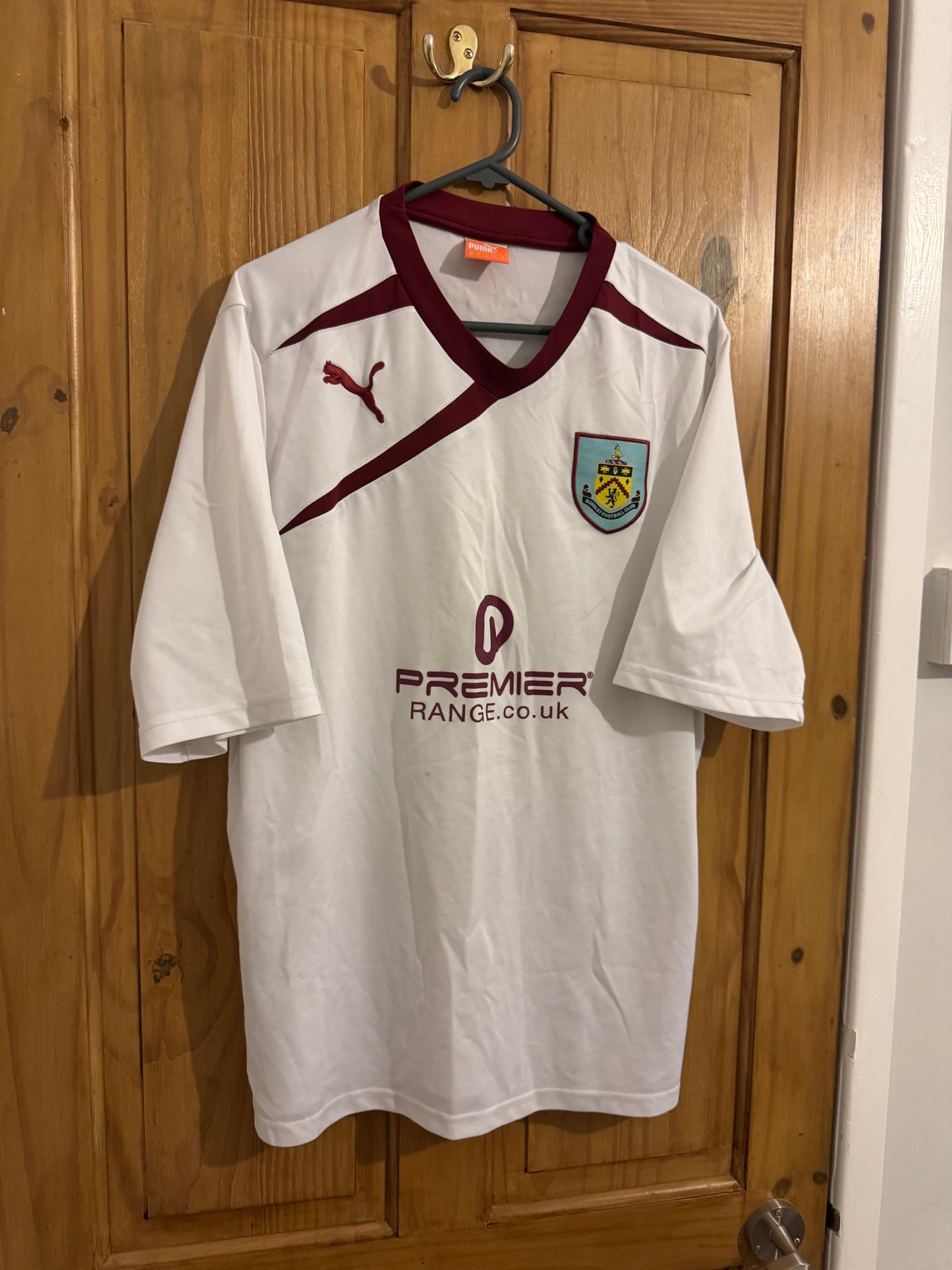Burnley Football Shirt - Away - 2013 / 2014 - Large - #5 Jason Shackell - Rare