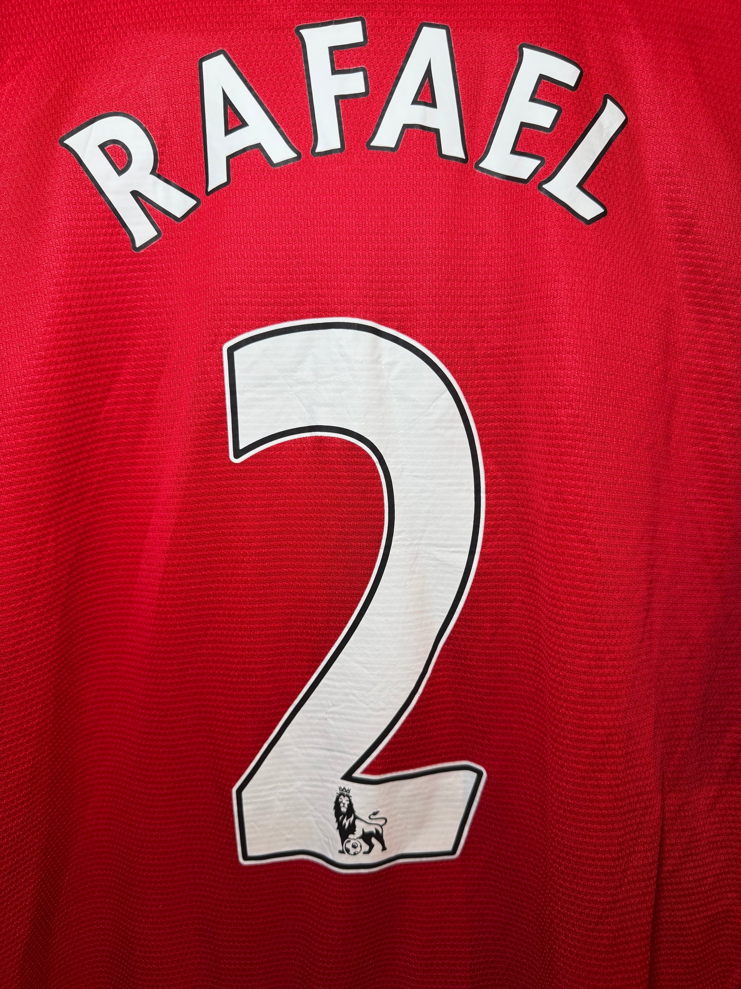 Manchester United Football Shirt - 2013 / 2014 - Home - Medium - #2 Rafael
