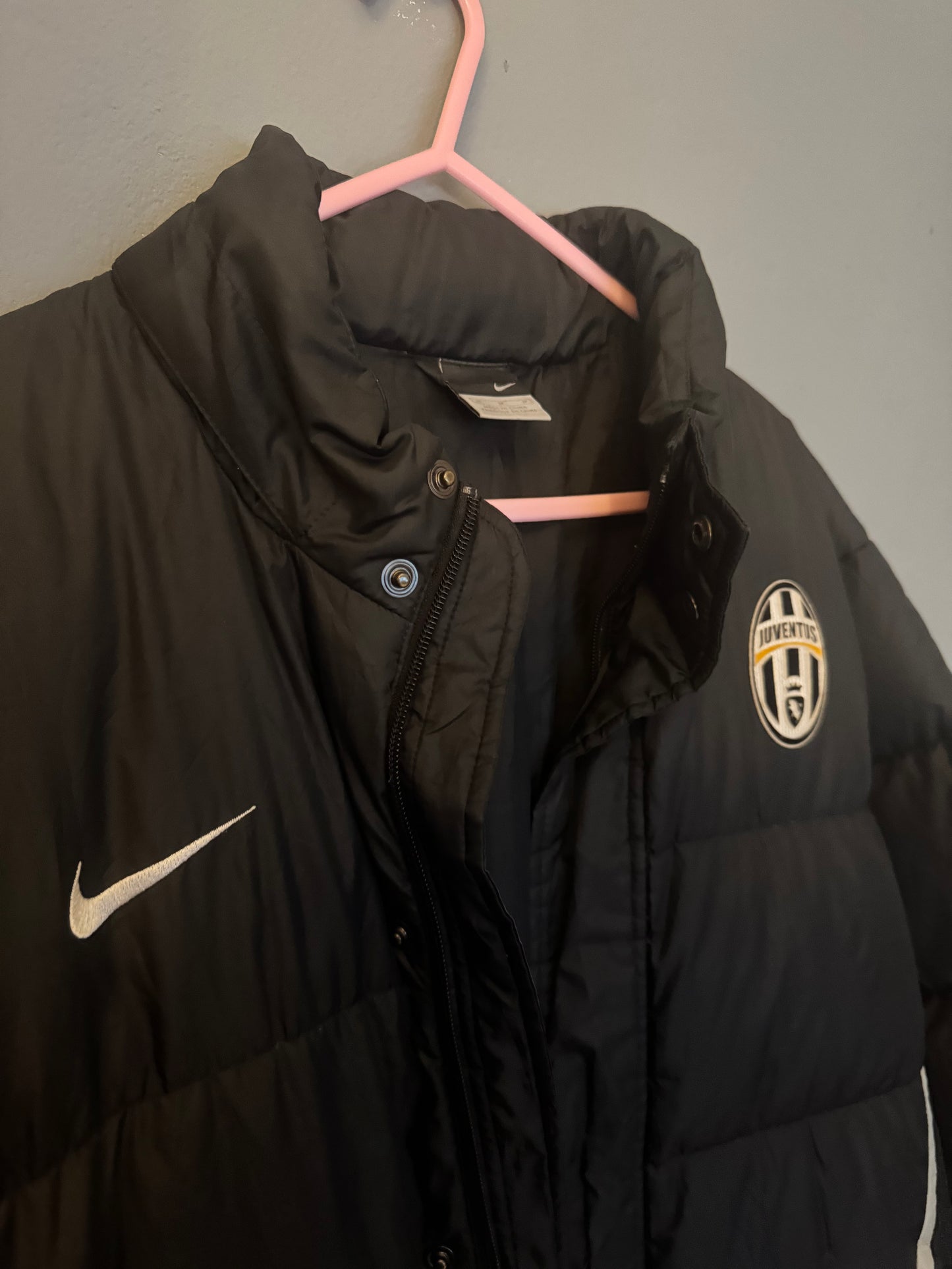 Juventus Nike Puffer Football Coat - 2004 / 2005 / 2006 - Medium