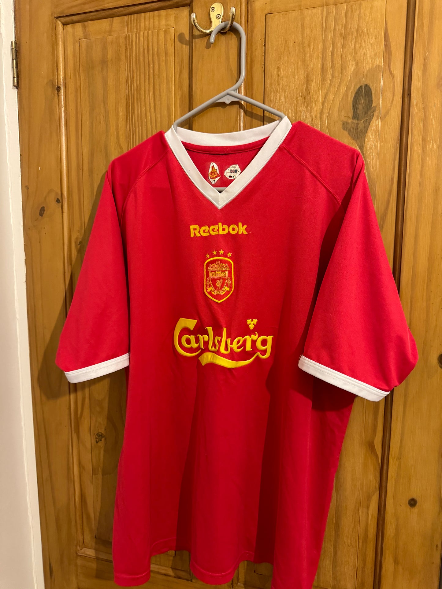 Liverpool Football Shirt - 2002 / 2003 - Home - European Version - XXL