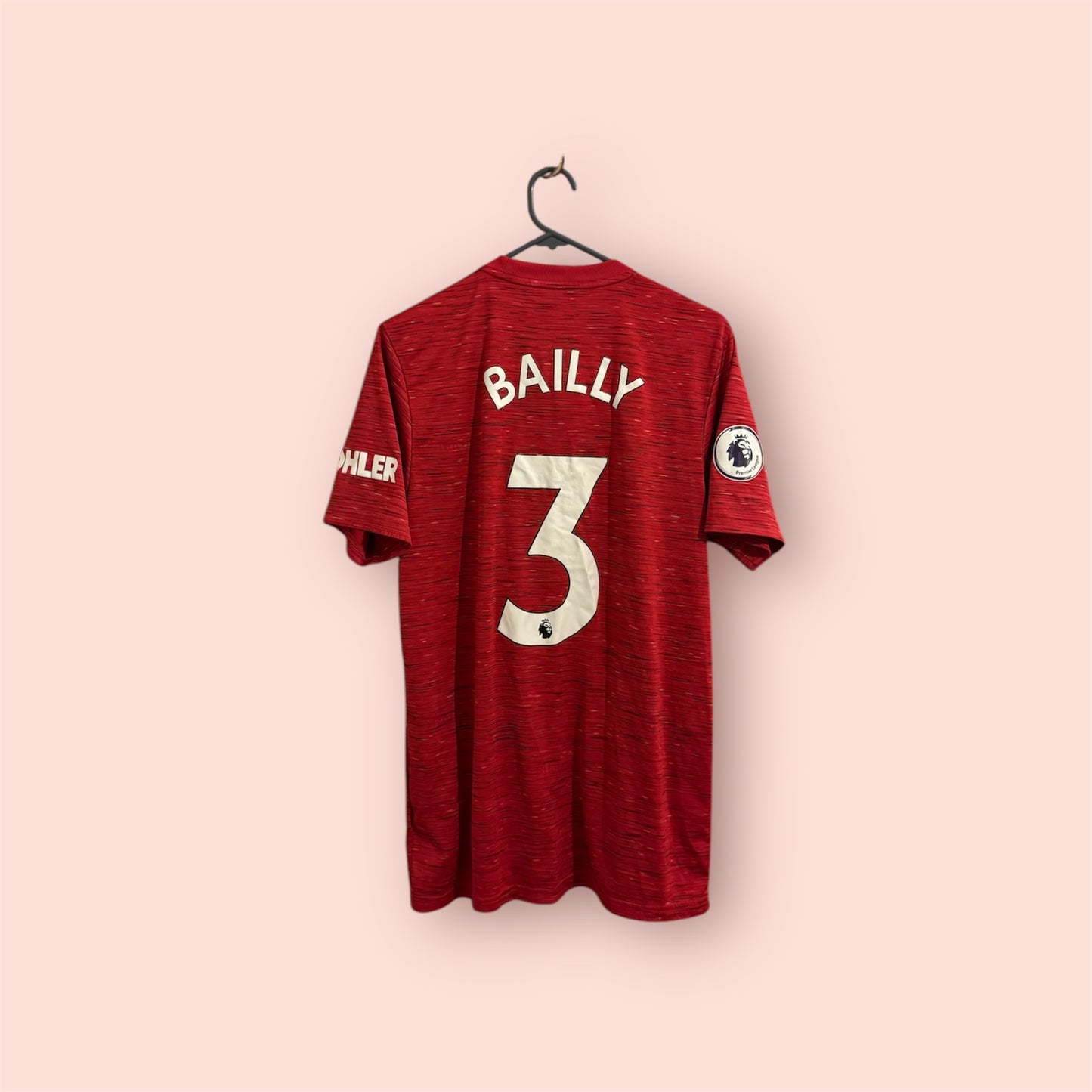 Manchester United Football Shirt - 2020 / 2021 - Home - Medium - #3 Bailly