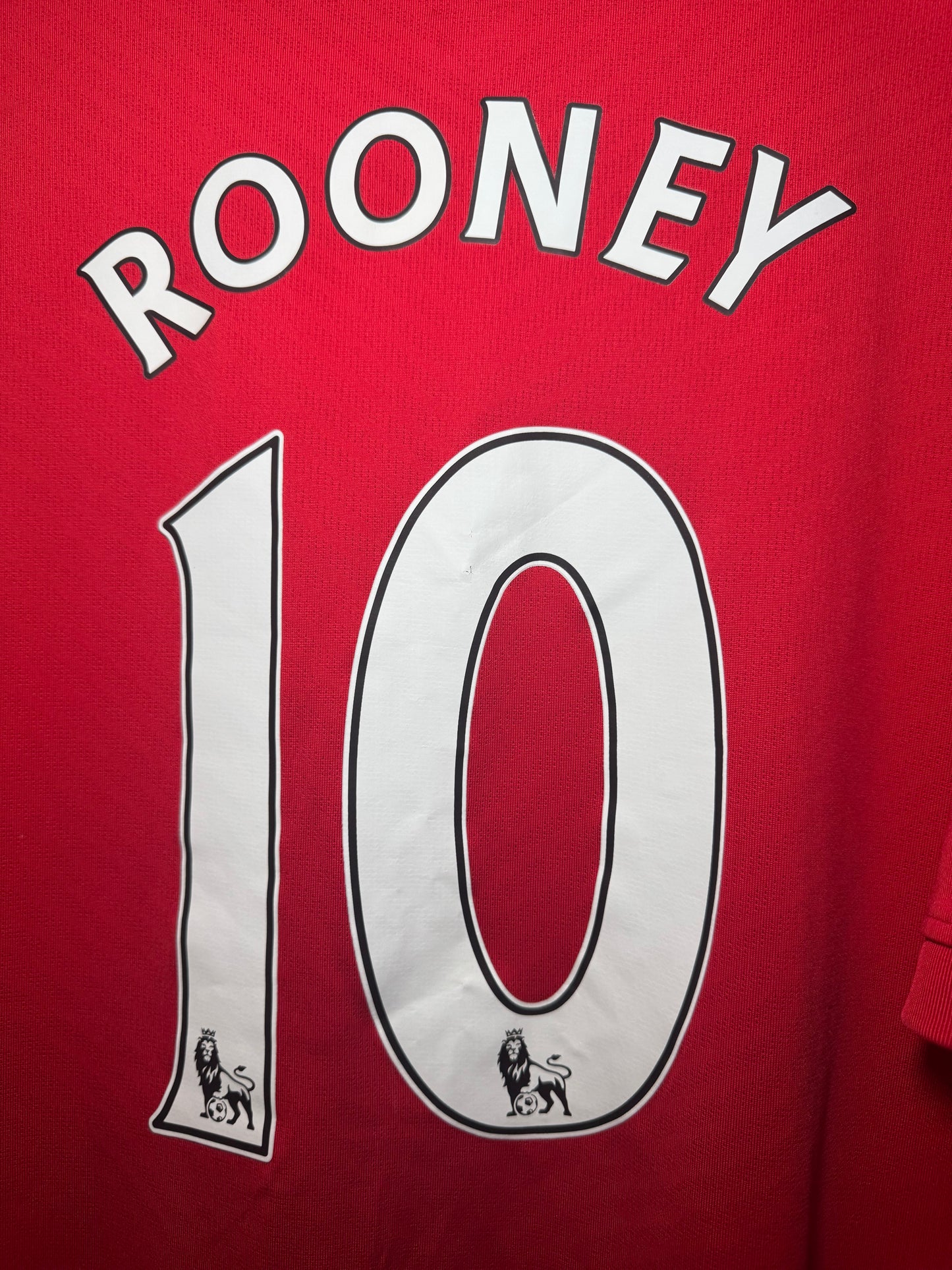 Manchester United Football Shirt - 2009 / 2010 - Home - XXL - #10 Wayne Rooney