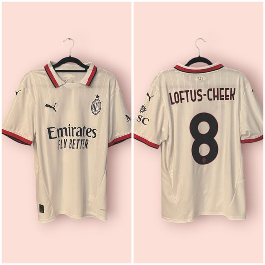 AC Milan Football Shirt - 2024 / 2025 - Away - Large - #8 Ruben Loftus Cheek