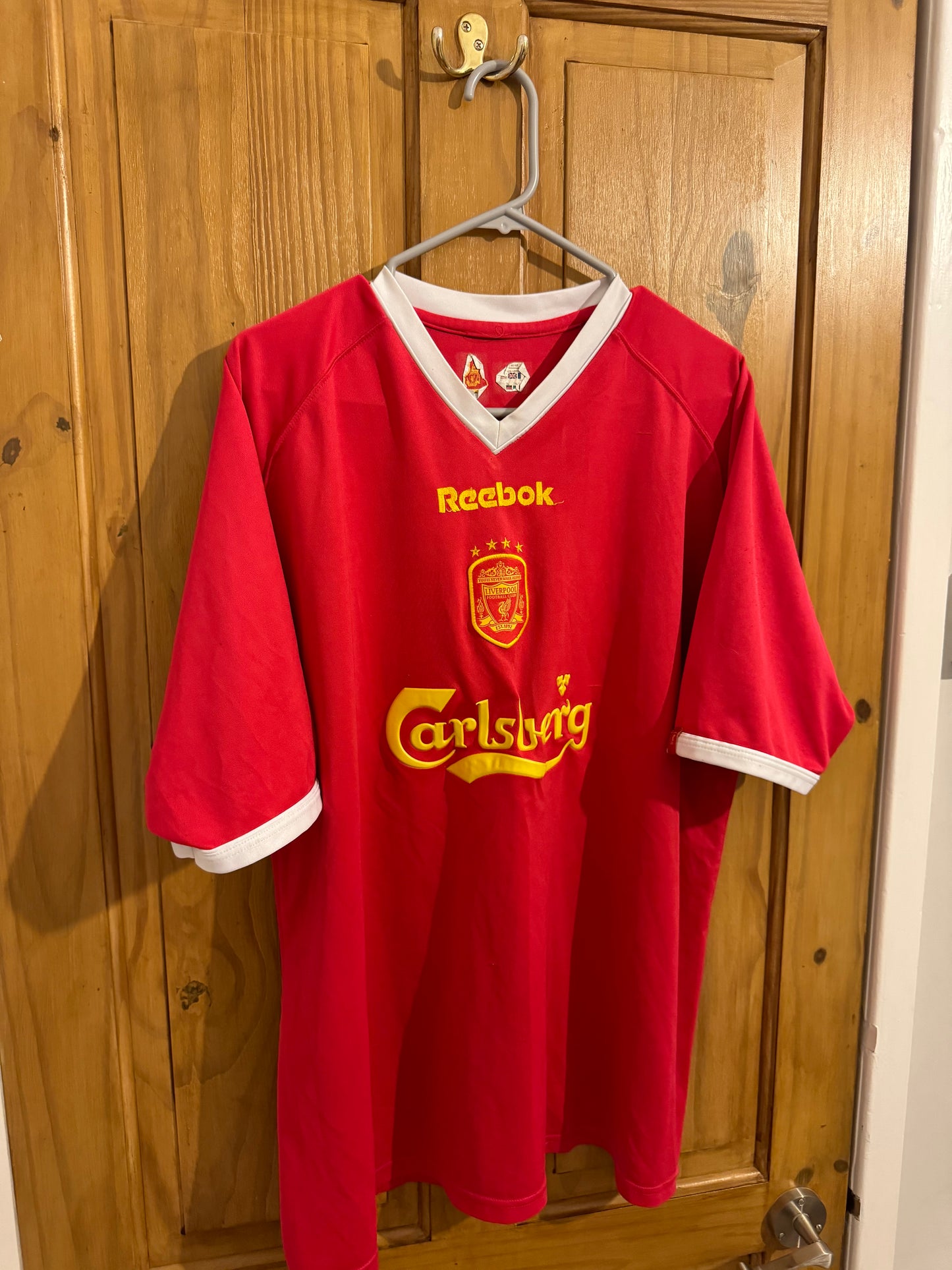Liverpool Football Shirt - 2002 / 2003 - Home - European Version - XXL