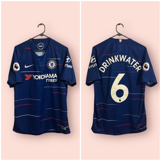Chelsea Football Shirt - 2018 / 2019 - Home - Medium - #6 Danny Drinkwater
