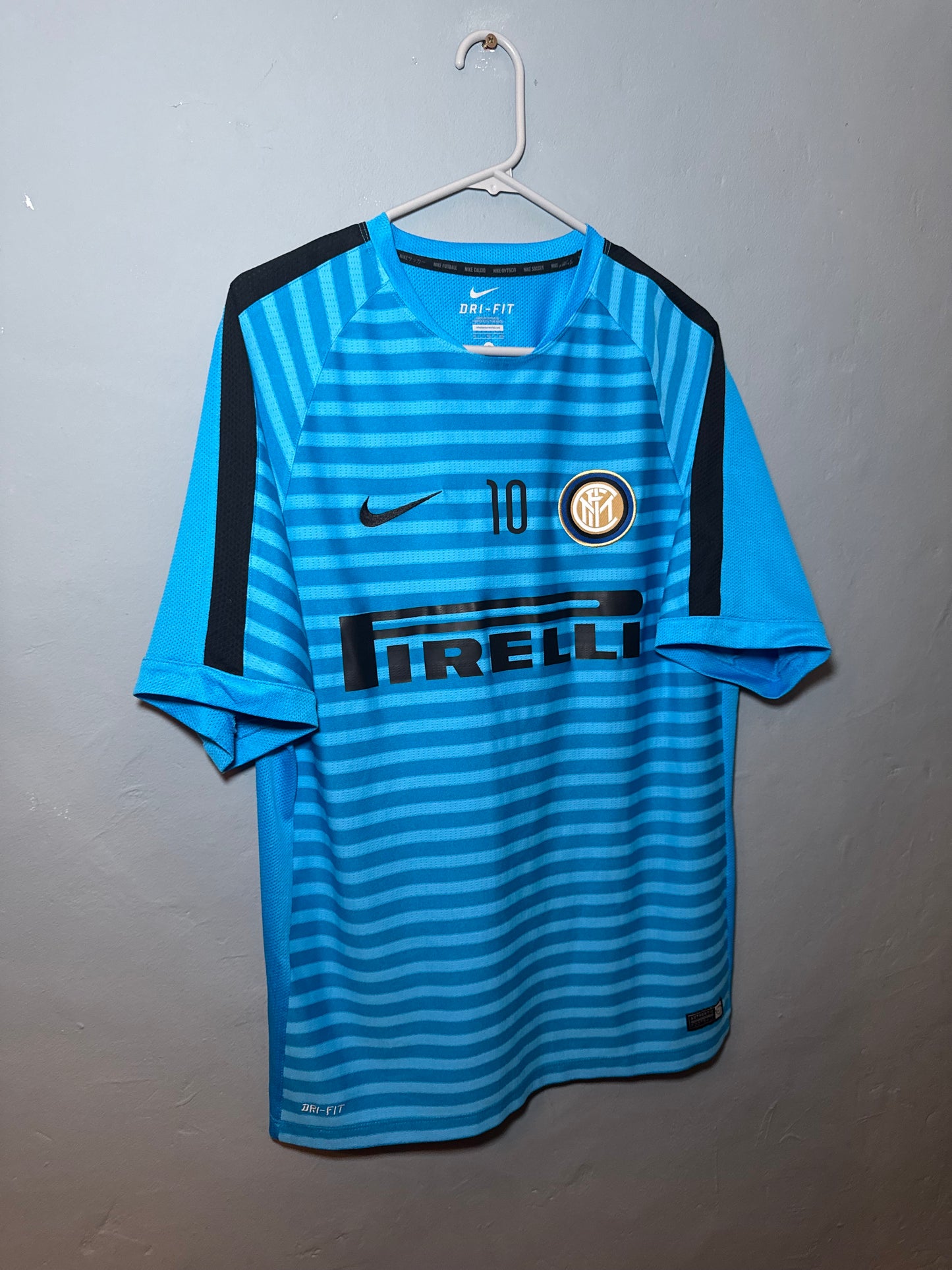 Inter Milan Football Shirt - 2015 / 2016 - Training Top - XL - #10