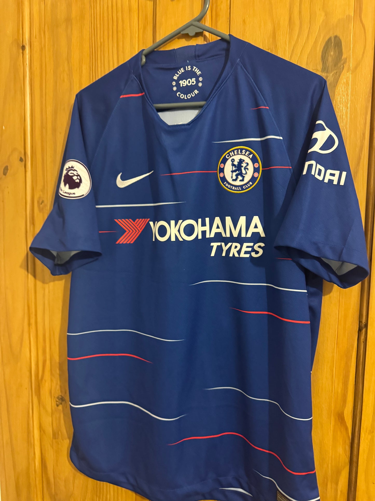 Chelsea Football Shirt - 2018 / 2019 - Home - Medium - #6 Danny Drinkwater