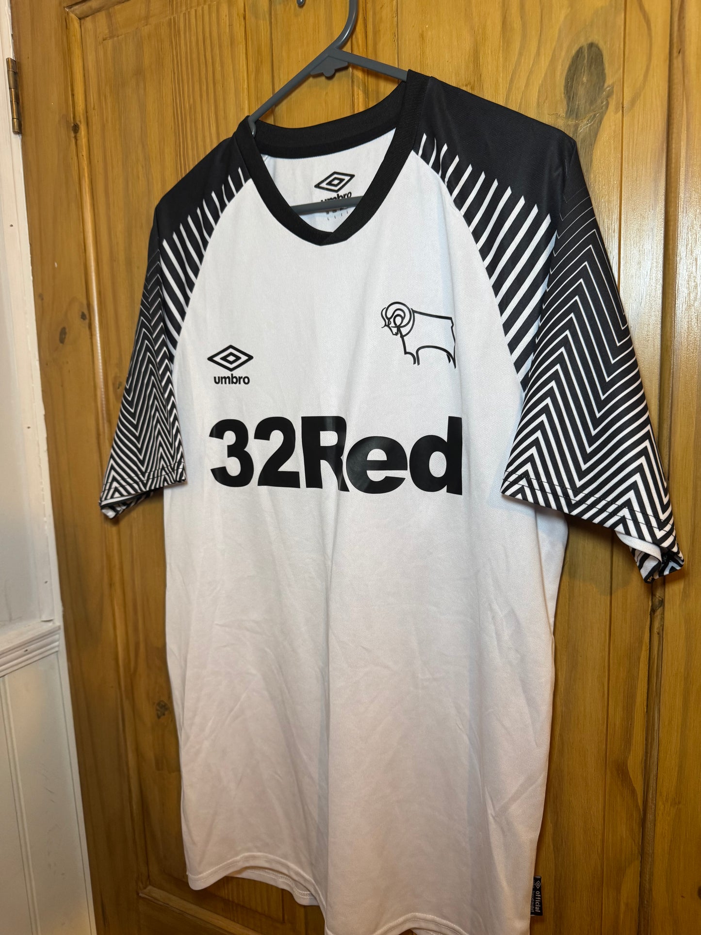 Derby County Football Shirt - 2019 / 2020 - Home - Large - #32 Wayne Rooney