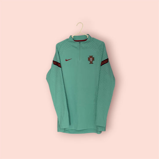 Portugal Football Shirt - 2020 / 2021 - Quarter 1/4 Zip - Nike VaporKnit Drill Top - Large