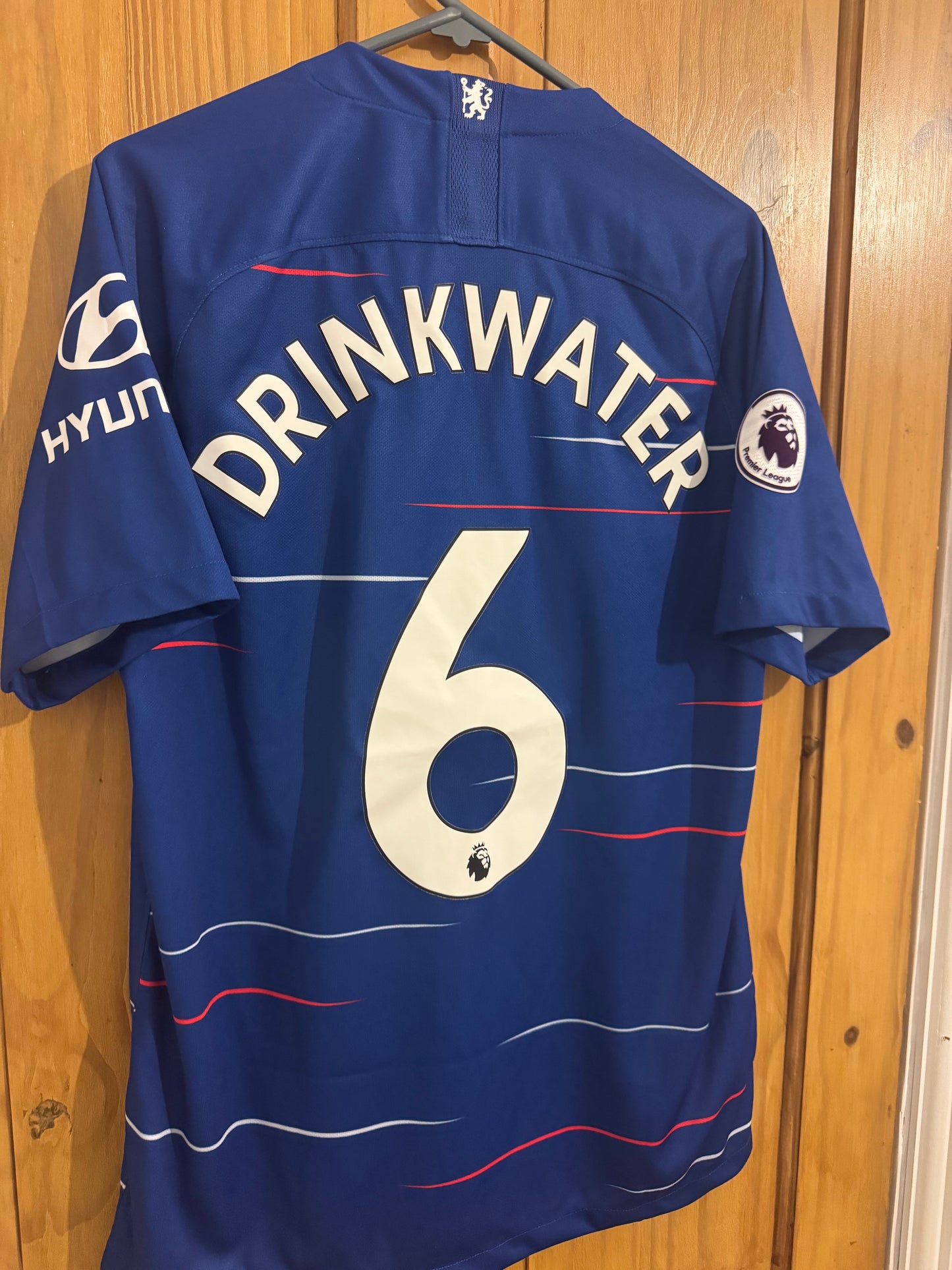 Chelsea Football Shirt - 2018 / 2019 - Home - Medium - #6 Danny Drinkwater