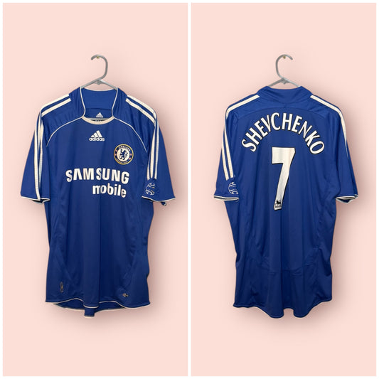 Chelsea Football Shirt - 2006 / 2007 - Home - Medium - #7 Shevchenko