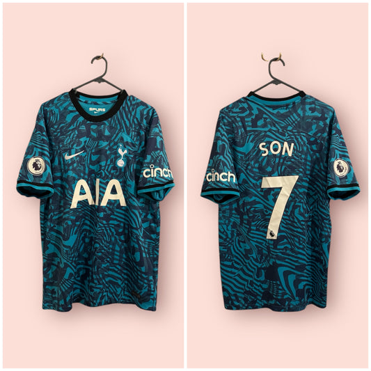 Tottenham Hotspur Football Shirt - 2022 / 2023 - Third - Large - #7 Son