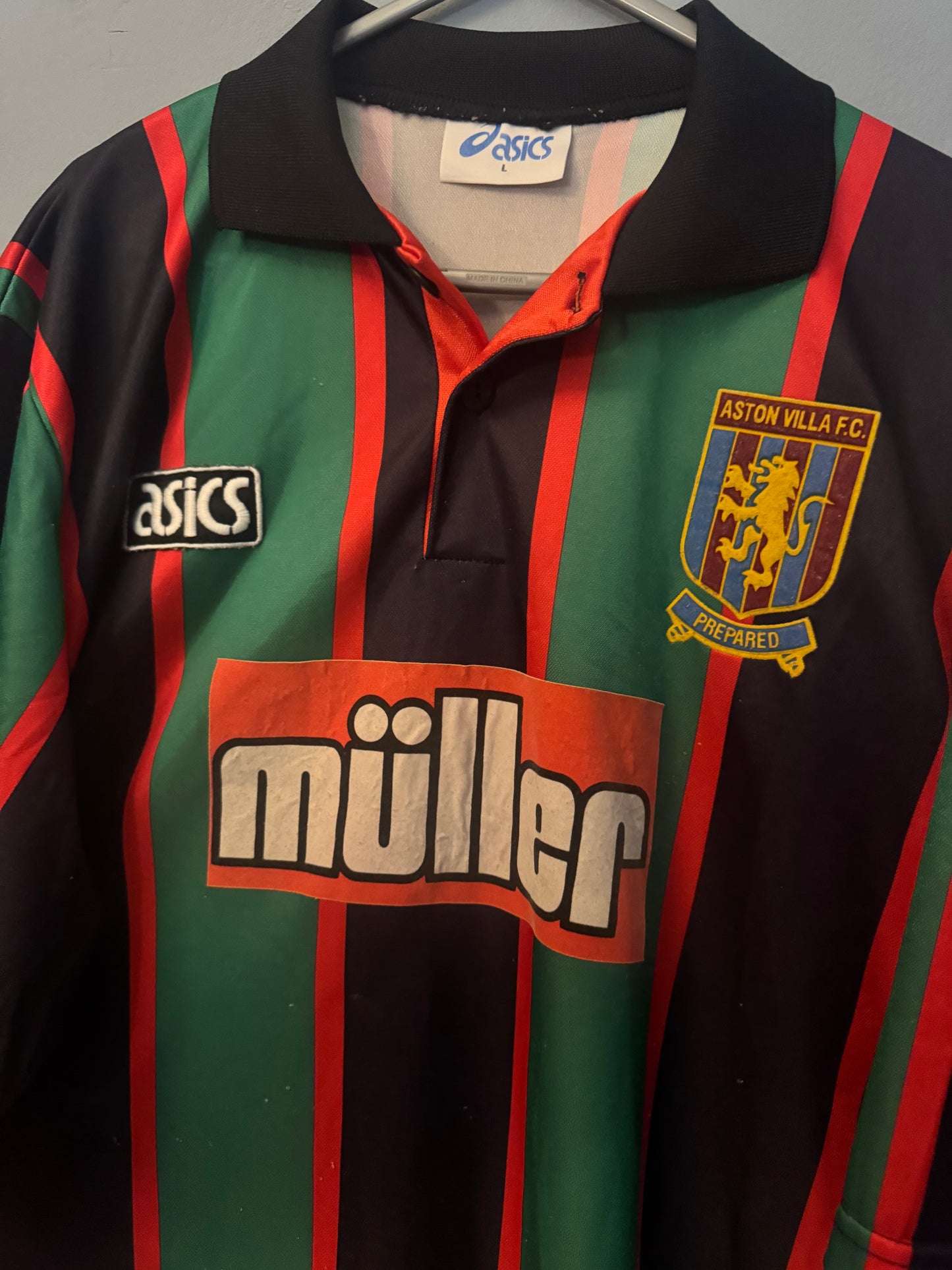 Aston Villa Football Shirt - 1993 / 1994 / 1995 - Away - Large - Rare
