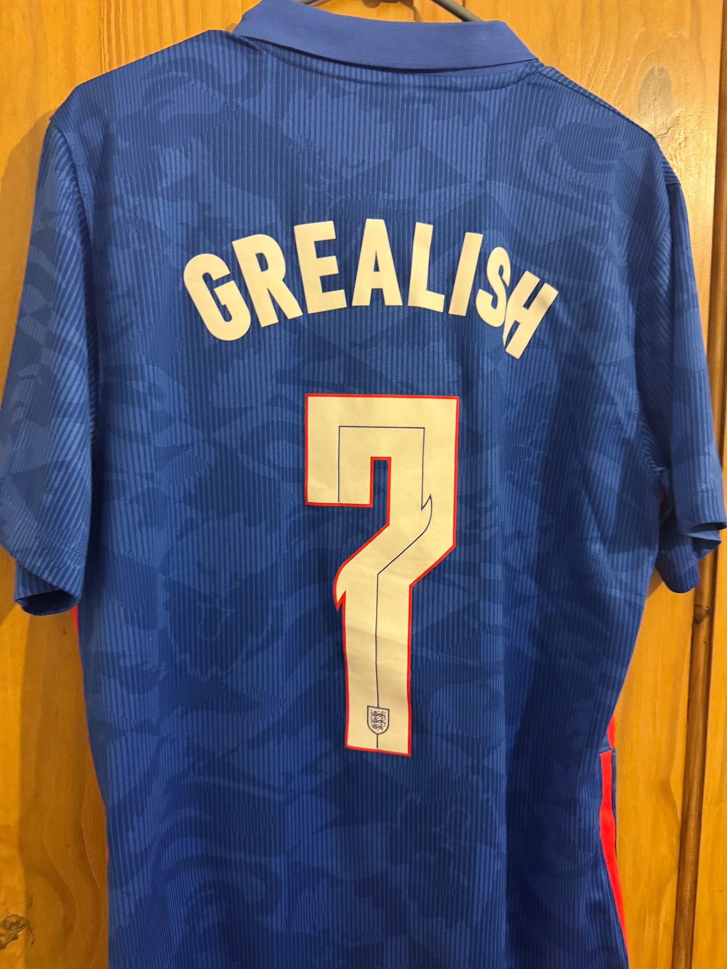 England Football Shirt - 2020 - Away - Medium - #7 Jack Grealish
