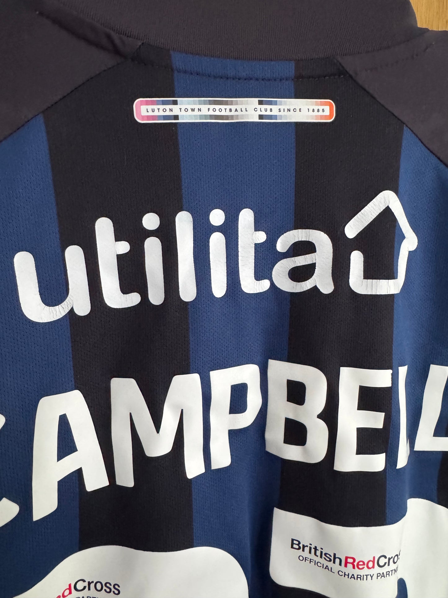 Luton Town Football Shirt - 2021 / 2022 - Third - Small - #22 Allan Campbell