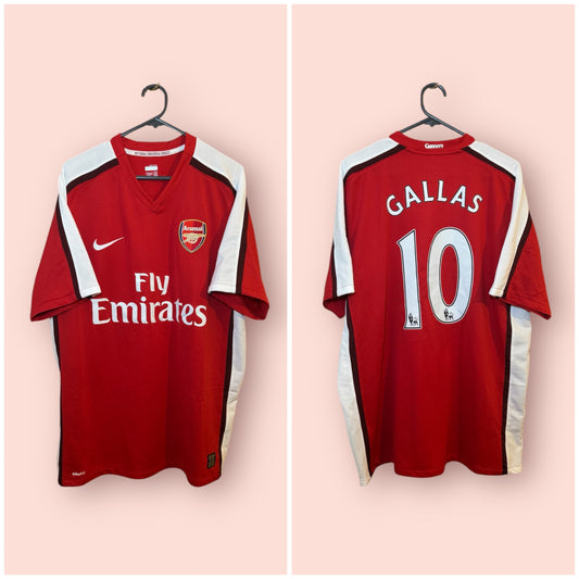 Arsenal Football Shirt - 2008 / 2009 - Home - Large - #10 William Gallas